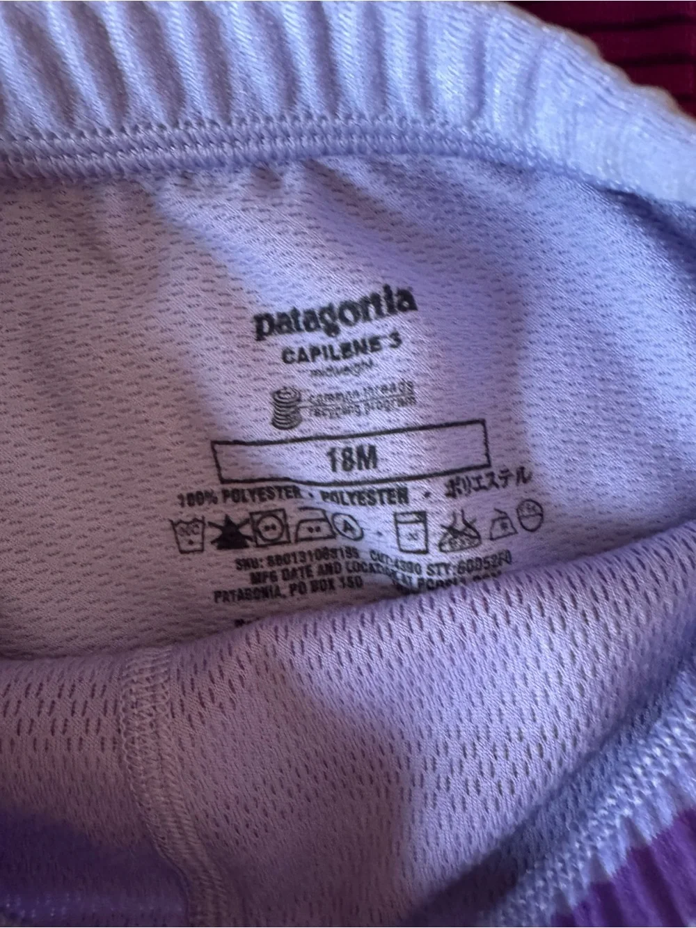 Patagonia Lavender Baby Thermal Set - Lavender & Light Purple